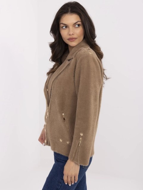 Kurtka MBM-KR-L176.87 ciemny bezowy Kurtka MBM-KR-L176.87 ciemny bezowy