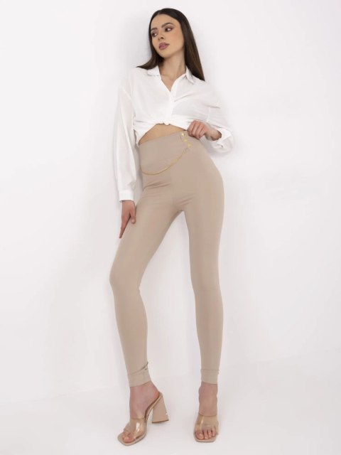 Leginsy CLM-LG-1382.01P beżowy S Leginsy CLM-LG-1382.01P beżowy S