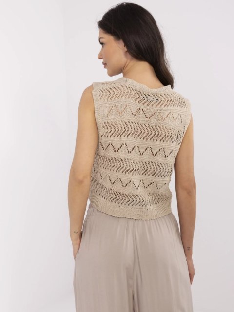 Sweter D93076J90849A beżowy M/L