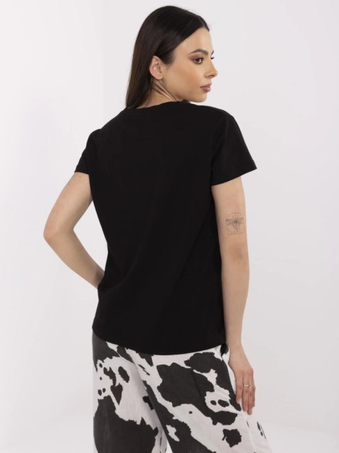 T-shirt CLM-TS-1639.12 czarny S T-shirt CLM-TS-1639.12 czarny S