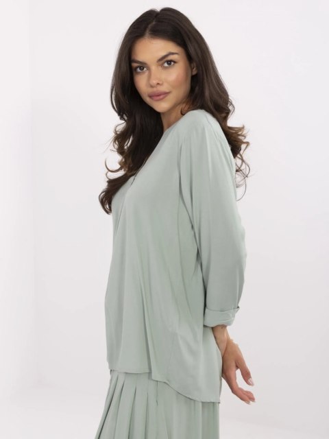 Bluzka D73761M11174B pistacjowy L