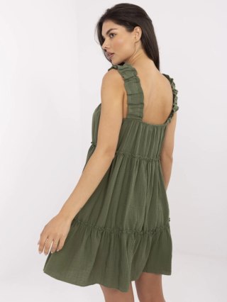 Sukienka MI-SK-A5036.78 khaki