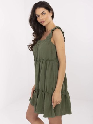 Sukienka MI-SK-A5036.78 khaki