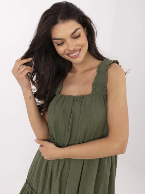 Sukienka MI-SK-A5036.78 khaki