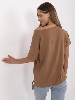 T-shirt CLM-TS-1019.79 jasny brązowy M