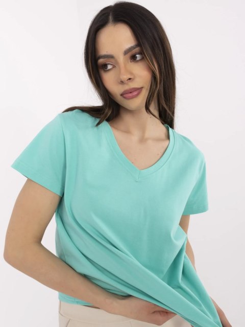T-shirt CLM-TS-1639.12 turkusowy XL T-shirt CLM-TS-1639.12 turkusowy XL