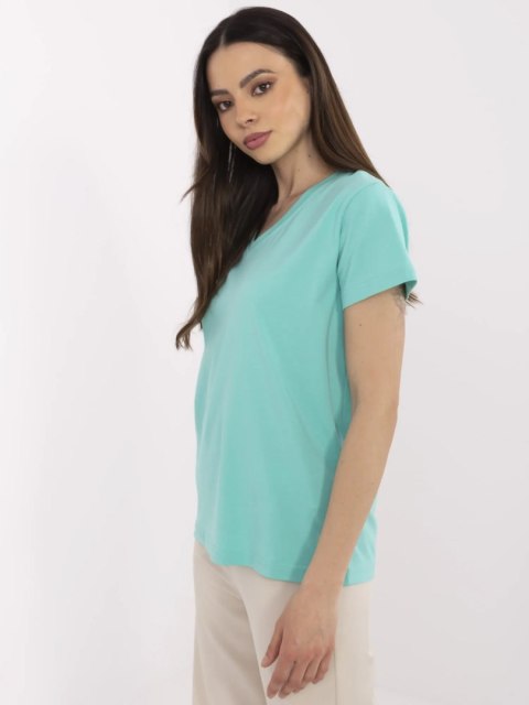 T-shirt CLM-TS-1639.12 turkusowy M T-shirt CLM-TS-1639.12 turkusowy M