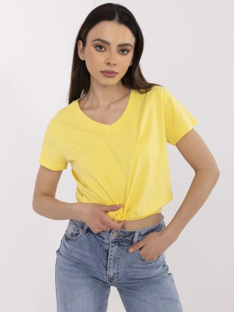 T-shirt CLM-TS-1639.12 żółty M T-shirt CLM-TS-1639.12 żółty M