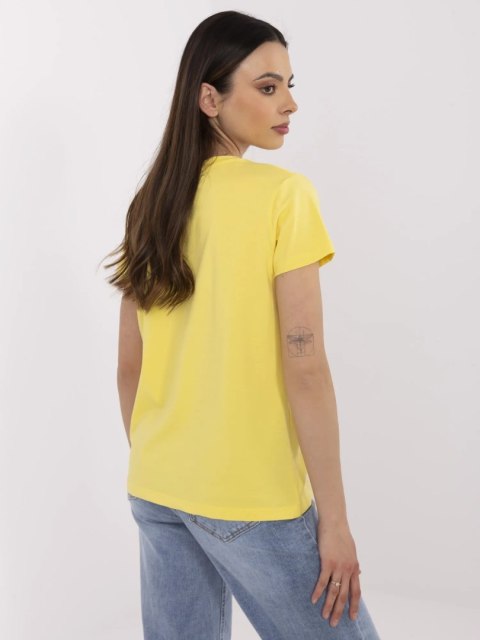 T-shirt CLM-TS-1639.12 żółty M T-shirt CLM-TS-1639.12 żółty M