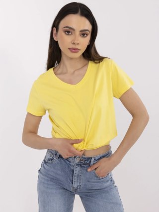 T-shirt CLM-TS-1639.12 żółty S