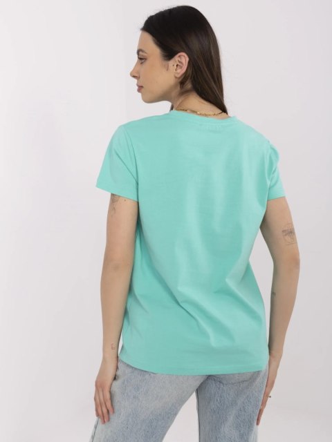 T-shirt CLM-TS-1640.87 turkusowy L T-shirt CLM-TS-1640.87 turkusowy L