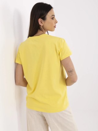 T-shirt CLM-TS-1640.87 żółty L
