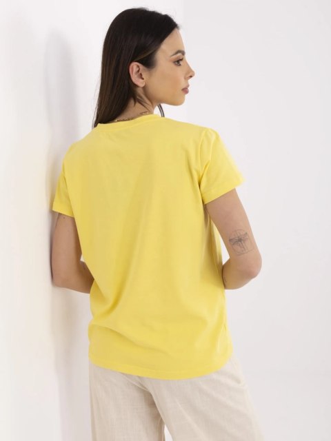 T-shirt CLM-TS-1640.87 żółty L T-shirt CLM-TS-1640.87 żółty L
