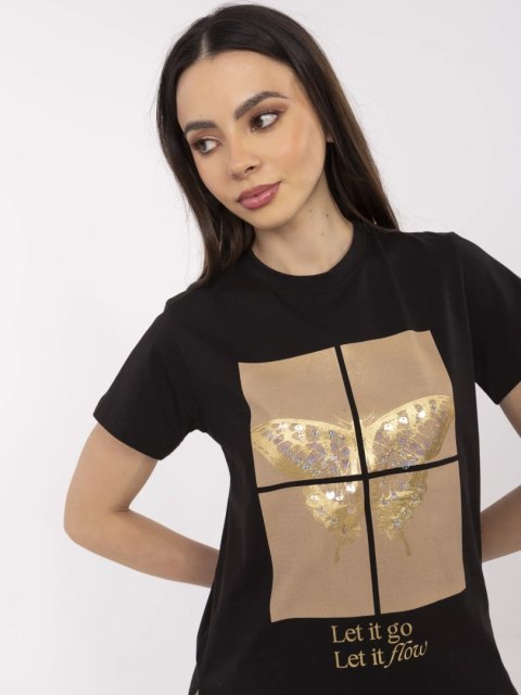 T-shirt CLM-TS-1704.85 czarny XL T-shirt CLM-TS-1704.85 czarny XL