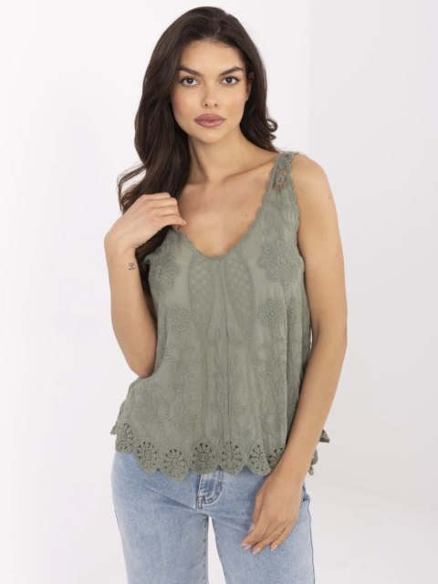 Bluzka MI-BZ-8823.73 khaki Bluzka MI-BZ-8823.73 khaki