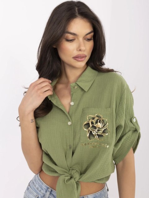 Koszula DHJ-KS-8595-1.66 khaki Koszula DHJ-KS-8595-1.66 khaki