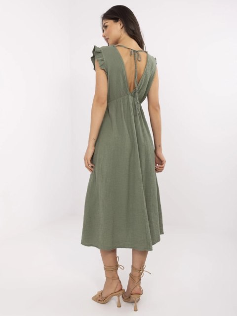 Sukienka MI-SK-122126.77 khaki
