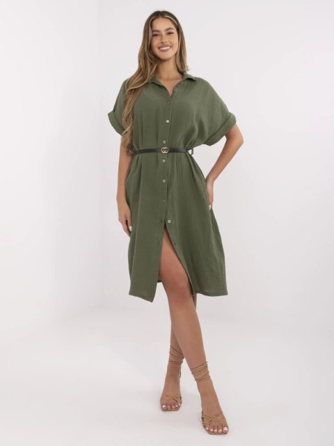 Sukienka MI-SK-A2494.99 khaki