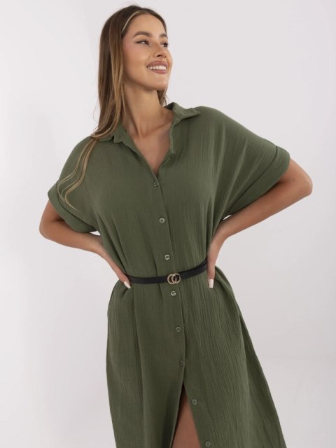 Sukienka MI-SK-A2494.99 khaki
