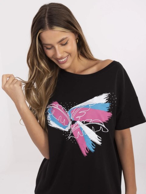 T-shirt CLM-TS-1019.79 czarny M T-shirt CLM-TS-1019.79 czarny M