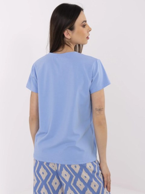 T-shirt CLM-TS-1639.12 niebieski L T-shirt CLM-TS-1639.12 niebieski L