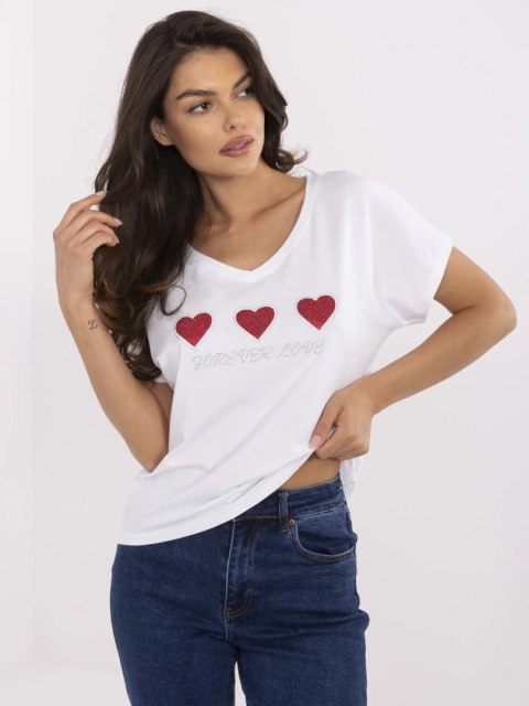 T-shirt CLM-TS-1708.83 biały S T-shirt CLM-TS-1708.83 biały S
