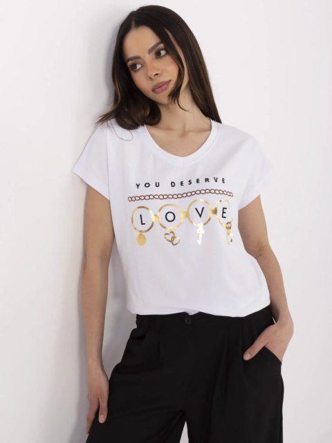 T-shirt CLM-TS-1729.86 biały L T-shirt CLM-TS-1729.86 biały L