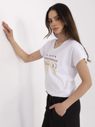 T-shirt CLM-TS-1729.86 biały XL