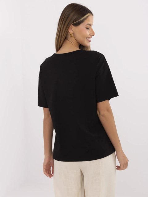 T-shirt MI-TS-M3221G.75 czarny