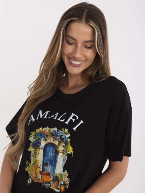 T-shirt MI-TS-M3221G.75 czarny
