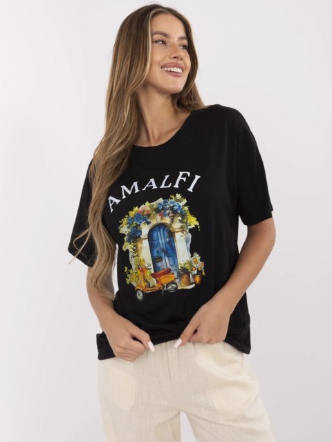 T-shirt MI-TS-M3221G.75 czarny
