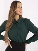 Koszula LK-KS-508948.67 ciemny zielony S