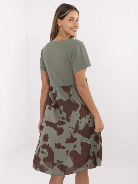 Sukienka DHJ-SK-253701.80 khaki