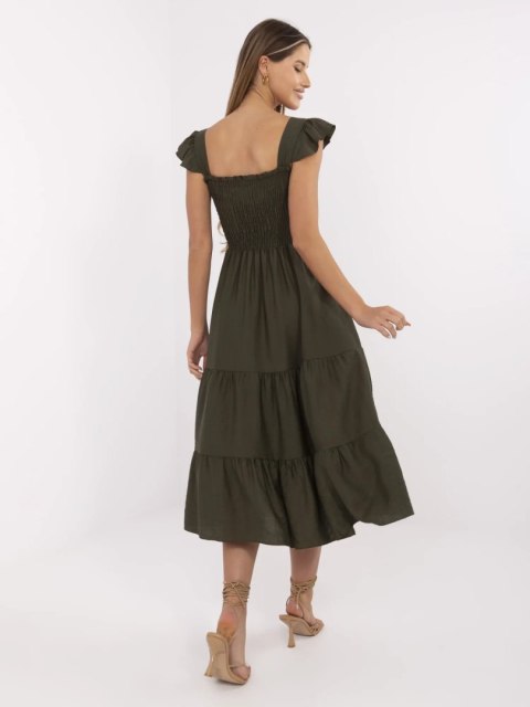 Sukienka MI-SK-A5063.69P khaki