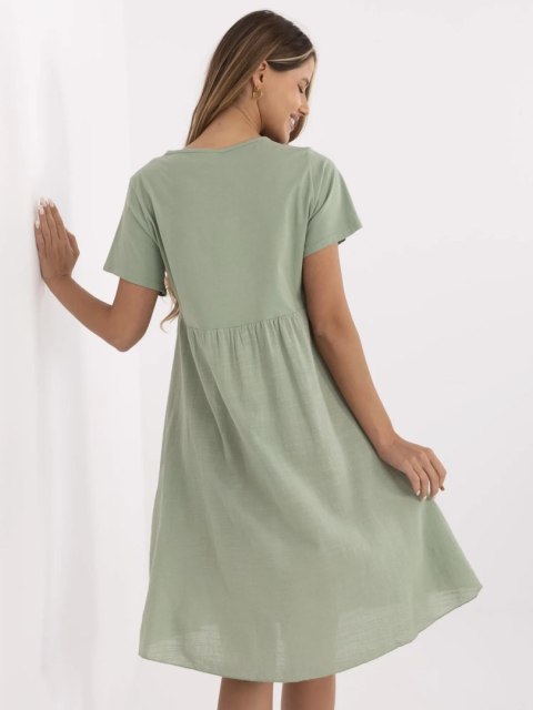 Sukienka MO-SK-1005.67 khaki
