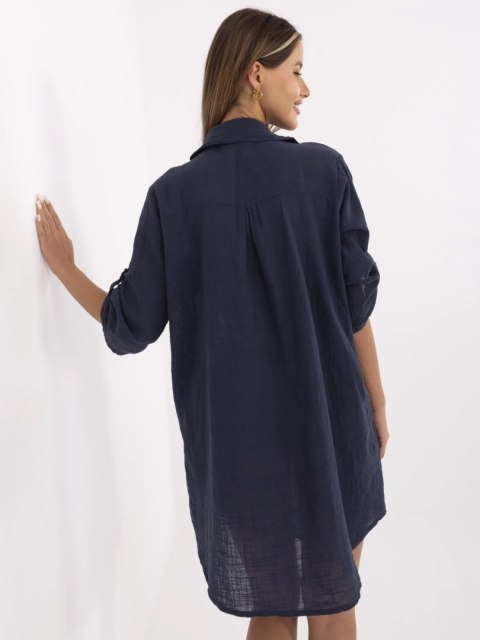 Sukienka TW-SK-BI-22263.00 granatowy Sukienka TW-SK-BI-22263.00 granatowy