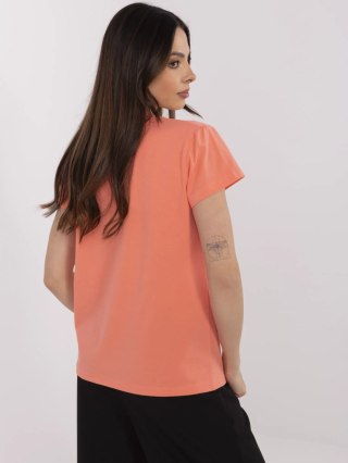 T-shirt CLM-TS-1726.87 koralowy XL