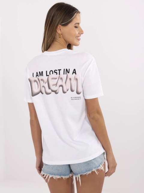 T-shirt D12022AC02705A biało-różowy XL T-shirt D12022AC02705A biało-różowy XL