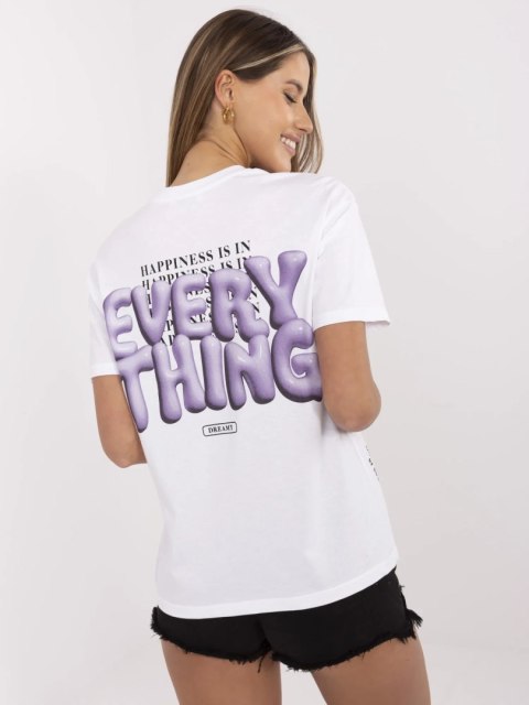 T-shirt D12022AC02705A biały S T-shirt D12022AC02705A biały S