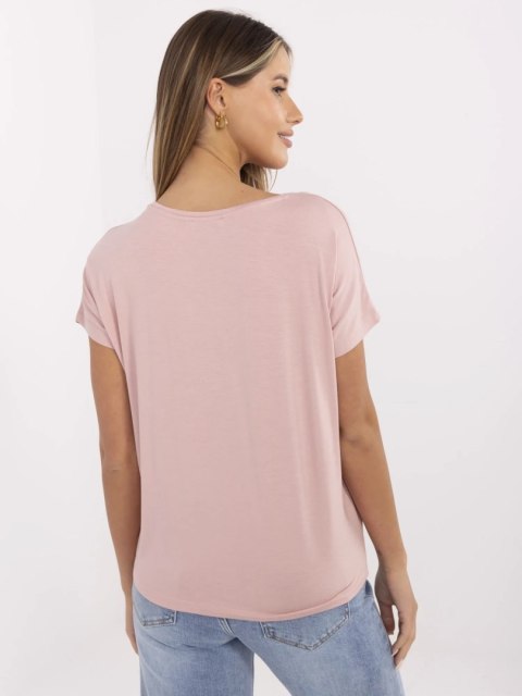 T-shirt D12100M02737A jasny różowy M