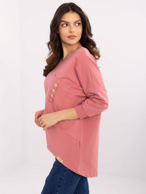 Bluzka CLM-BZ-1263.49 ciemny różowy S Bluzka CLM-BZ-1263.49 ciemny różowy S