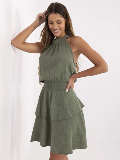 Sukienka MI-SK-92166.71P khaki