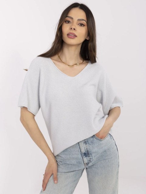 Sweter MO-SW-0702.36 jasny szary