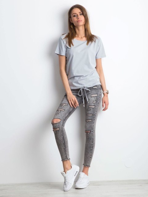 T-shirt RV-TS-4834.18P jasny szary XS T-shirt RV-TS-4834.18P jasny szary XS