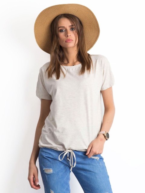T-shirt RV-TS-4834.64P jasny beżowy XS