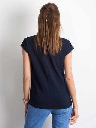 T-shirt RV-TS-4839.10P granatowy XS