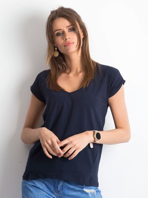 T-shirt RV-TS-4839.10P granatowy XS T-shirt RV-TS-4839.10P granatowy XS