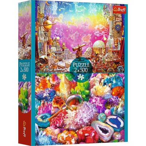 Puzzle Trefl Kosmos i kryształy 2x500 el. (37499) Puzzle Trefl Kosmos i kryształy 2x500 el. (37499)