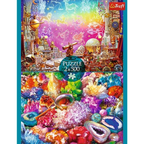 Puzzle Trefl Kosmos i kryształy 2x500 el. (37499) Puzzle Trefl Kosmos i kryształy 2x500 el. (37499)