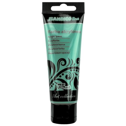 Farba akrylowa Flamingo Line Perłowy kolor: zielony 75ml (119) Farba akrylowa Flamingo Line Perłowy kolor: zielony 75ml (119)